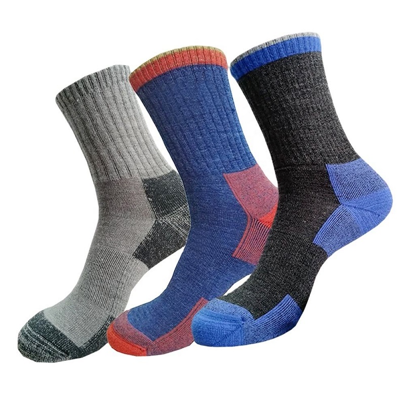 شتاء جوارب الشتاء Marino Wool Micro Crew Socks Thermal Walking Merino Wool الجوارب الجوارب